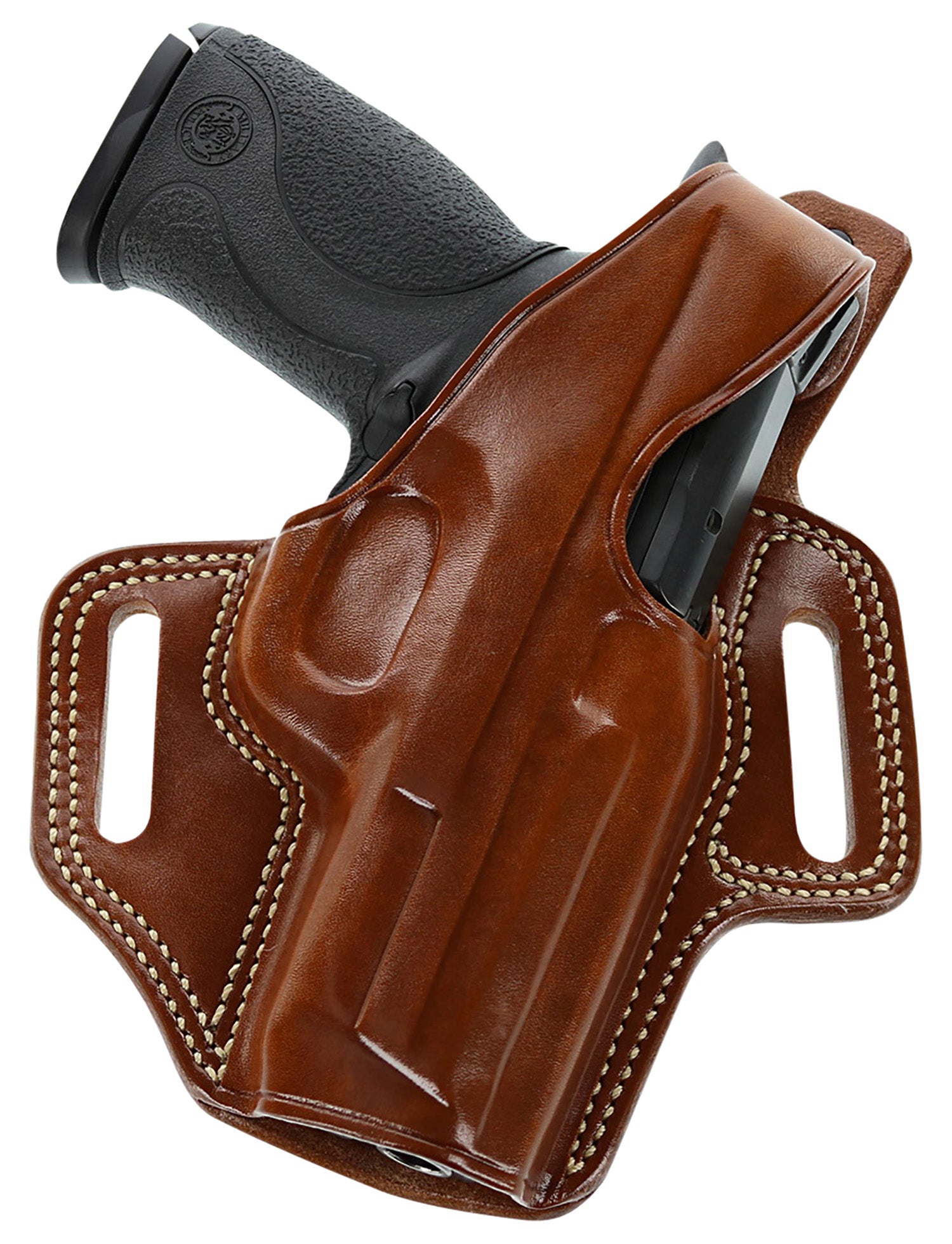 Galco FL870R Fletch Tan Leather Outside-the-Waistband Belt Slide Holster for Sig P365XL, RH