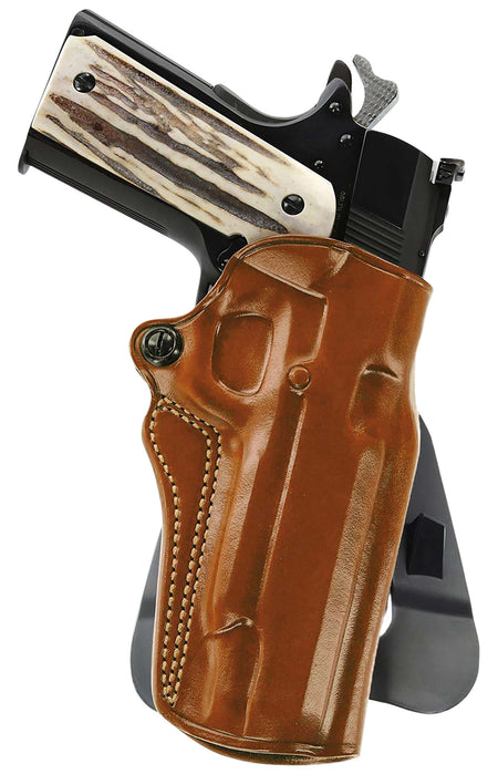 Galco SM2-266R Speed Master 2.0 Outside Waistband Tan Leather Paddle 1911 4"/4.25" Right Hand