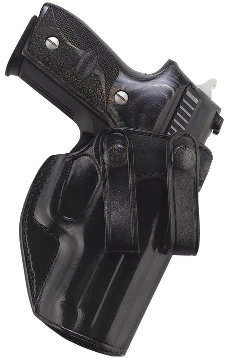 Galco SUM270B Summer Comfort Inside Waistband Black Leather Holster Browning Hi-Power/SA-35 Right Hand