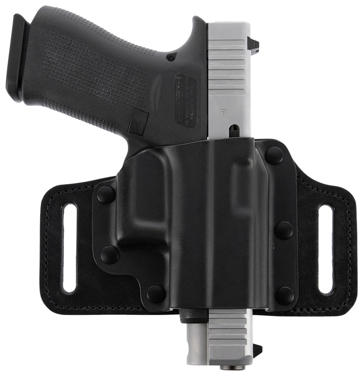 Galco TS428B TacSlide Outside Waistband Black Kydex/Leather Holster HK 45/45C/P30/USP RH