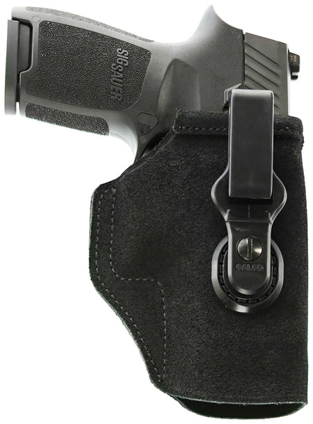 Galco TUC870RB Tuck-N-Go 2.0 IWB Black Leather Tuckable Holster Fits Sig Sauer Ambidextrous