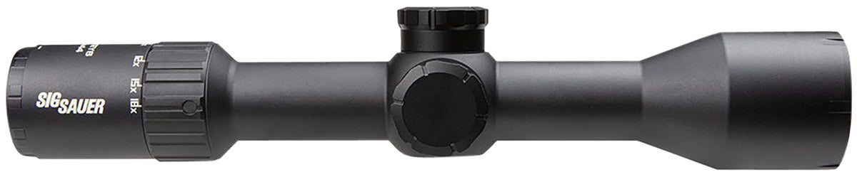 Sig Sauer SOW63111 Whiskey6 Black 3-18x44mm 30mm Tube MOA Milling Hunter 2.0 Reticle Hunting Scope