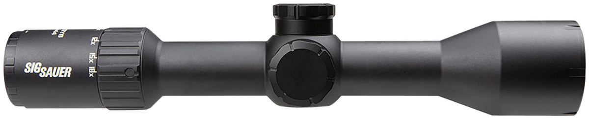 Sig Sauer SOW63113 Whiskey6 Black 3-18x44mm 30mm Tube Quadplex Reticle Hunting Scope