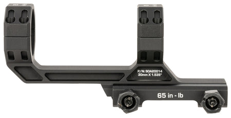 Sig Sauer SOA20015 Alpha MSR Riflescope Ring and Mount Combo 34mm Black Anodized 0 MOA