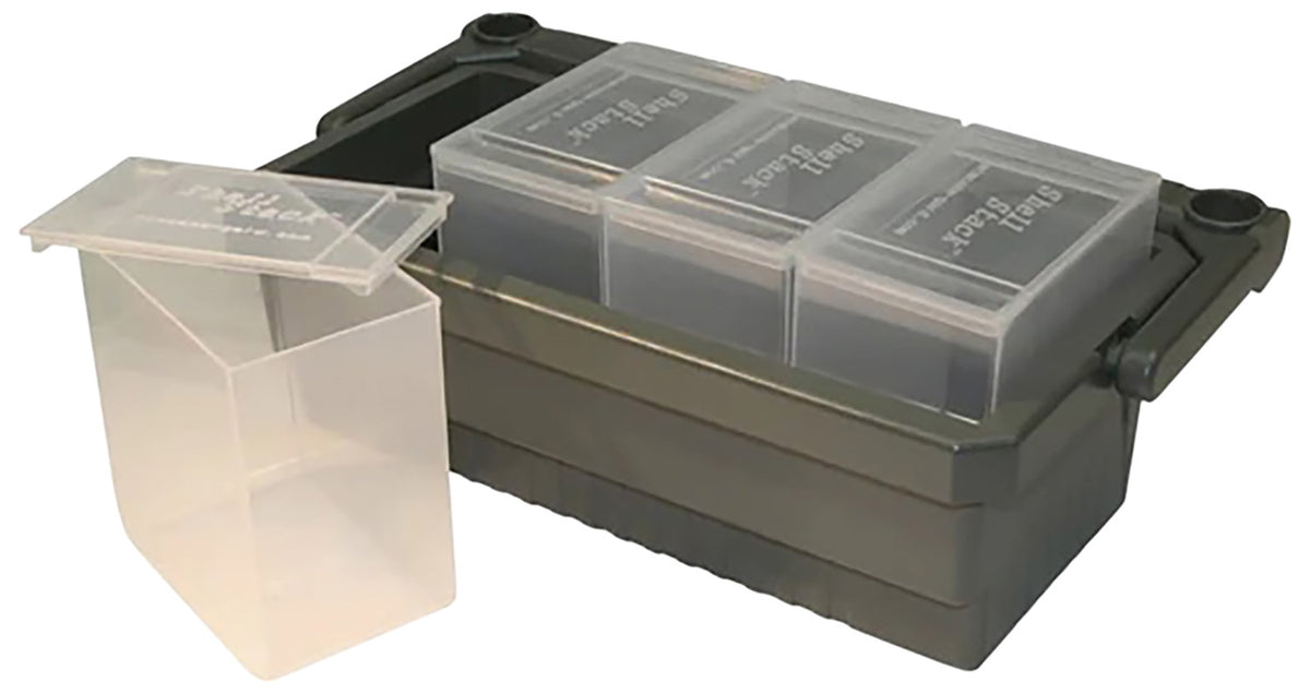 MTM Case-Gard SS2500 12 Gauge Shotshell Storage Box Clear Polypropylene Stackable 4-Pack