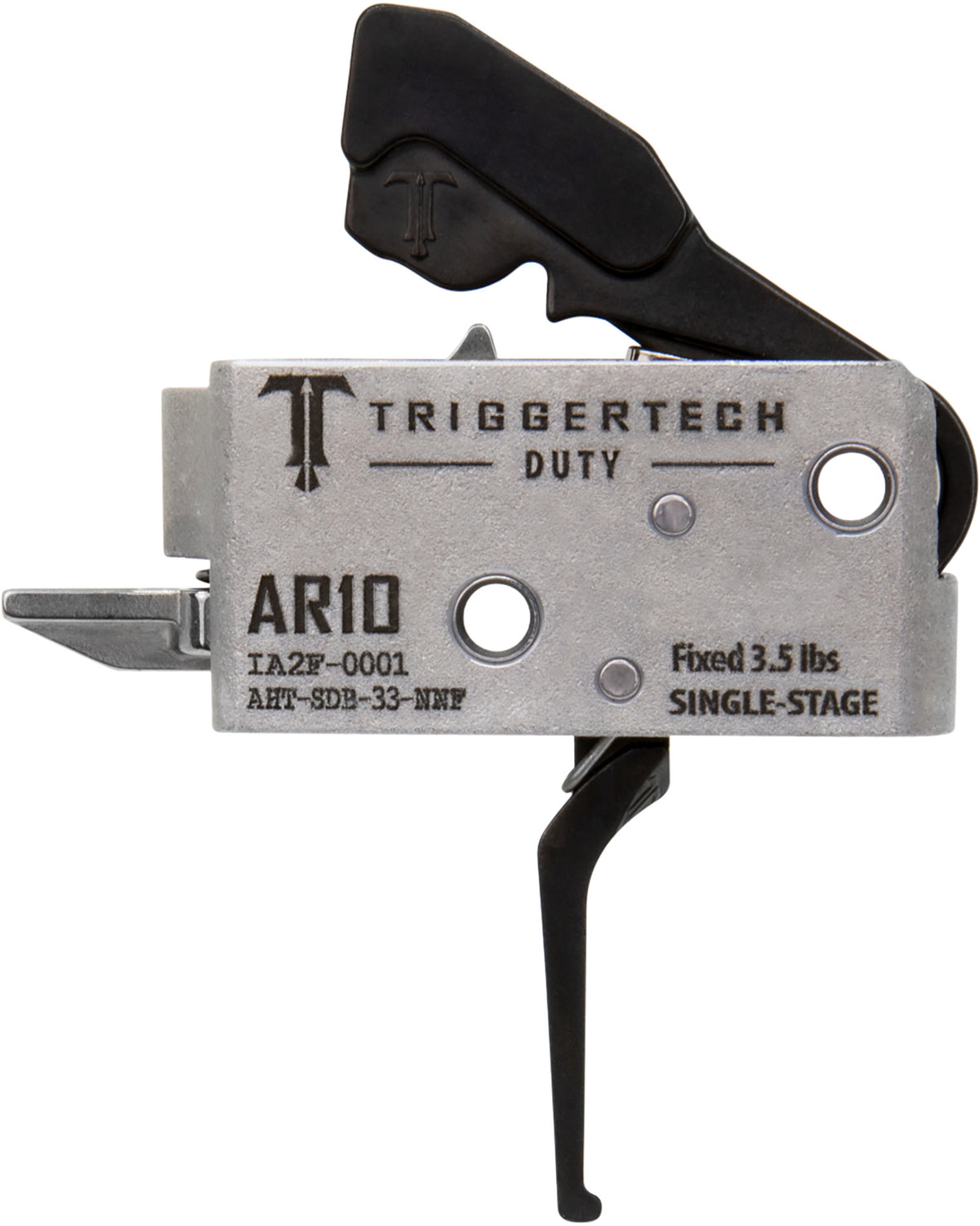 TriggerTech AHTSDB33NNF AR-10 Duty Flat Single-Stage Trigger 3.50 lbs