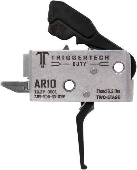 TriggerTech AHTTDB33NNF AR-10 Duty Flat Two-Stage Trigger 3.50 lbs