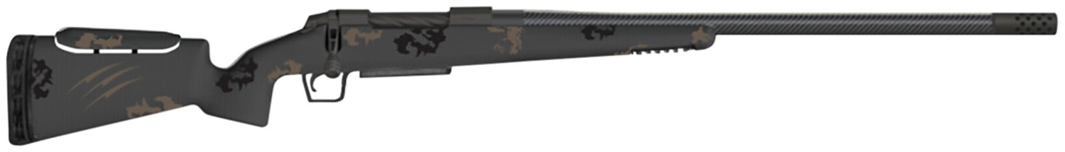 Fierce Firearms FCTRXP7PRC22MM CT Rival XP 7mm PRC 3+1 22" C3 Carbon Fiber, Midnight Bronze Titanium Rec, Trophy Camo Carbon Fiber Rival Stock with Adj. Cheek Piece, Radial TI Muzzle Brake