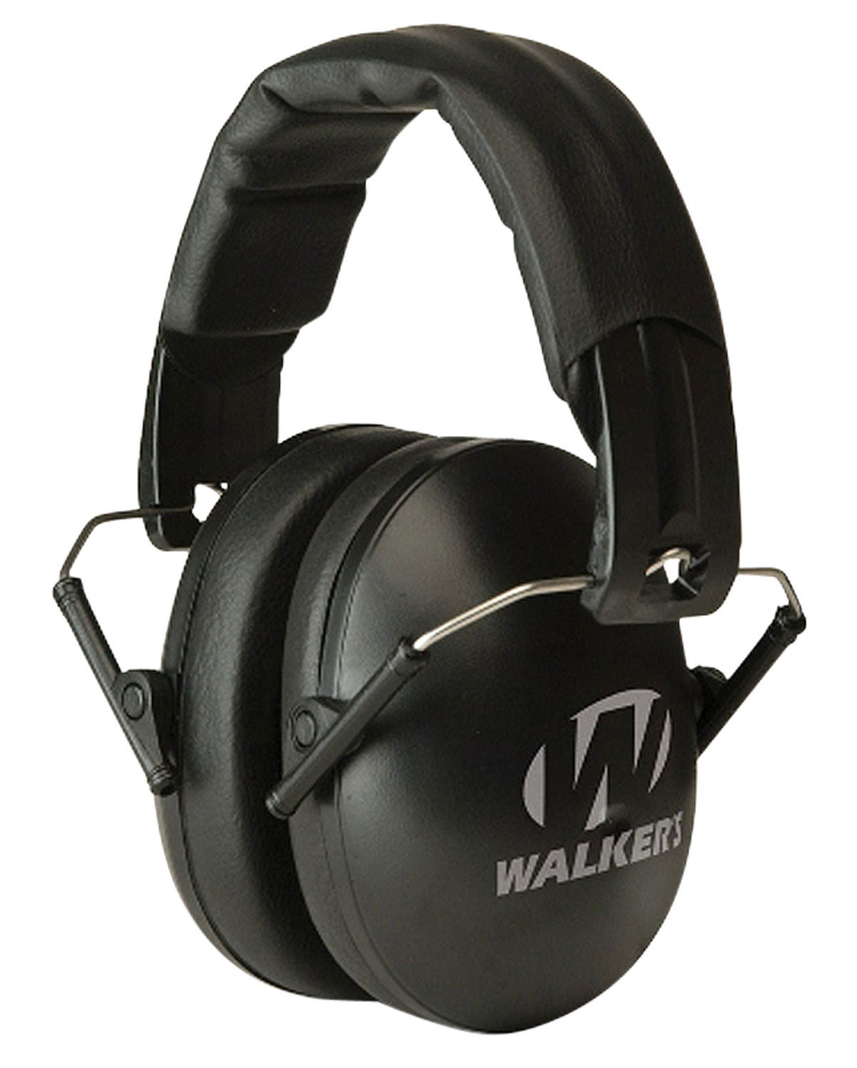 Walker's GWPYWFM2BLK 23 dB Folding Muff Black Over-Head Youth Women Lightweight