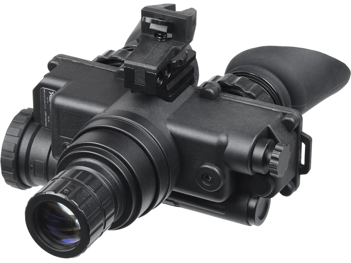 AGM 12W7P122153211 Wolf-7 PRO NL1 Night Vision Goggles 1x 27mm Gen 2+ Level 1 45-54 lp/mm Green Filter Black