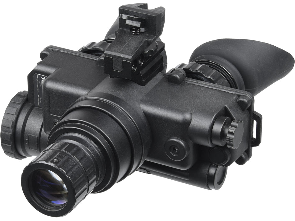AGM 12W7P122153211 Wolf-7 PRO NL1 Night Vision Goggles 1x 27mm Gen 2+ Level 1 45-54 lp/mm Green Filter Black