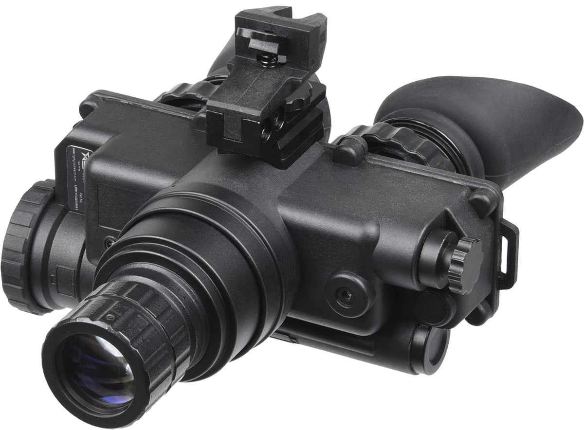 AGM 12W7P122154211 Wolf-7 PRO NW1 Night Vision Goggles 1x 27mm Gen 2+ Level 1 45-54 lp/mm White Filter Black