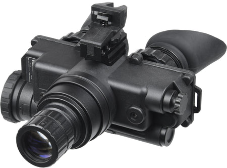 AGM 12W7P122154211 Wolf-7 PRO NW1 Night Vision Goggles 1x 27mm Gen 2+ Level 1 45-54 lp/mm White Filter Black