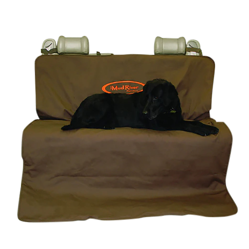 Mud River MR7771 Two Barrel Padded Seat Cover Brown Canvas/Nylon