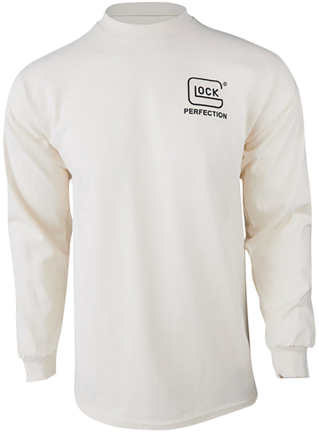 Glock Born In Austria Pre-Shrunk Cotton Long Sleeve Tee Tan XX-Large
