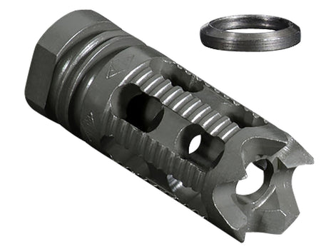 YHM 285M1 Phantom 5-Port Muzzle Brake Compensator Aggressive Front 1/2"-28 tpi 5.56mm
