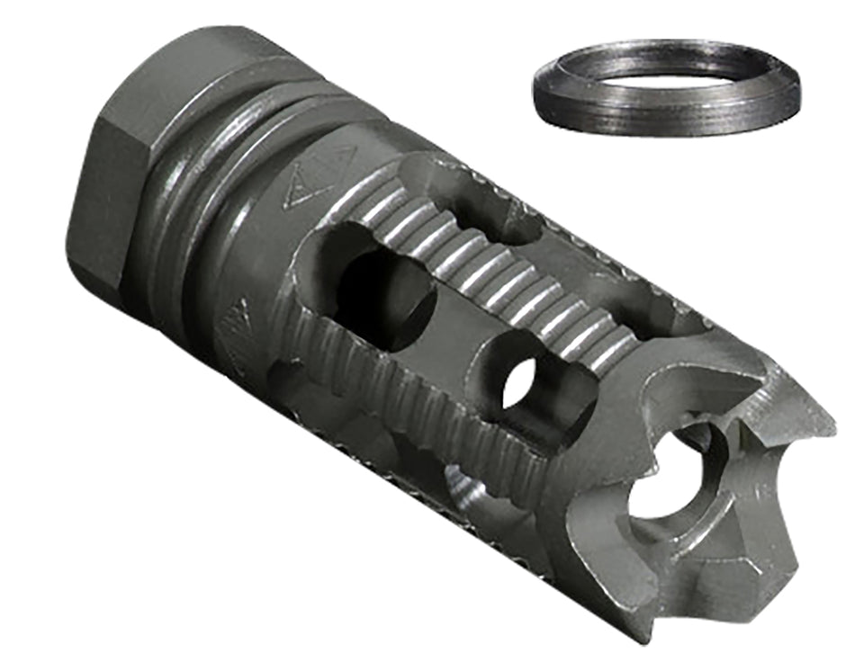 YHM 285M1 Phantom 5-Port Muzzle Brake Compensator Aggressive Front 1/2"-28 tpi 5.56mm