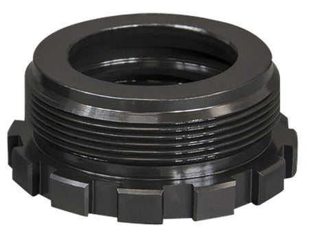 YHM 3051 Kurz QD Suppressor Mount Adapter 1 3/8"-24 TPI, 17-4 Stainless Steel, Matte Black