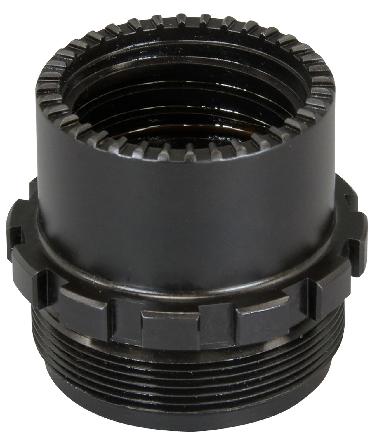 Yankee Hill 3060 Phantom QD Mount Adapter 1-3/8"-24 tpi Black Stainless Steel