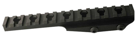 YHM 9473 6" Picatinny Rail Extension Matte Black Mil-Spec Hardcoat Anodized Aluminum