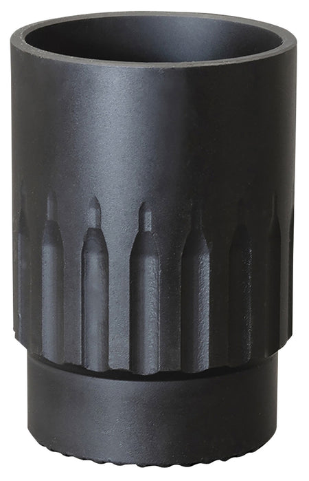 YHM 3130 Quick-Detach Blast Deflector Short 30 Cal Black Steel 2.19" OAL for YHM QD Mounts