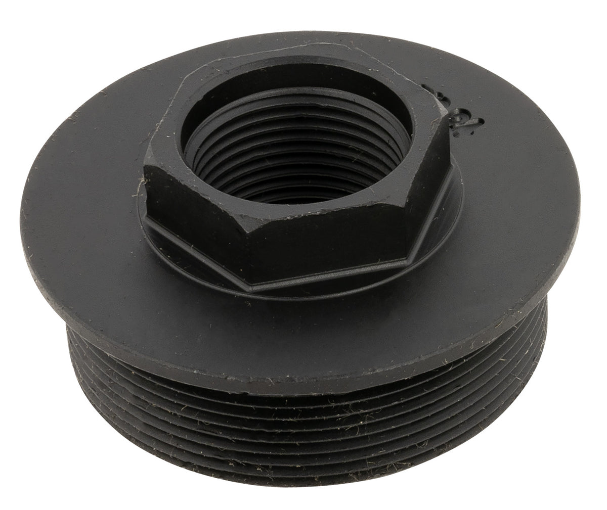 Yankee Hill 218924 HUB Direct Thread Adapter 5/8"-24 tpi 17-4 Stainless Steel QPQ Black