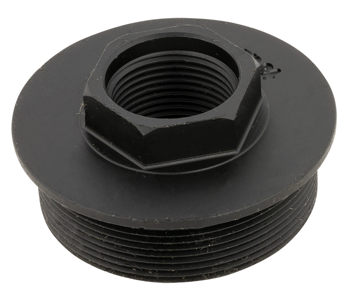 Yankee Hill 218924 HUB Direct Thread Adapter 5/8"-24 tpi 17-4 Stainless Steel QPQ Black
