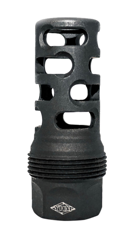 YHM 4405MB28 sRx Quick-Detach Long Muzzle Brake Steel Black Phosphate 1/2"-28 tpi 9mm for sRx System