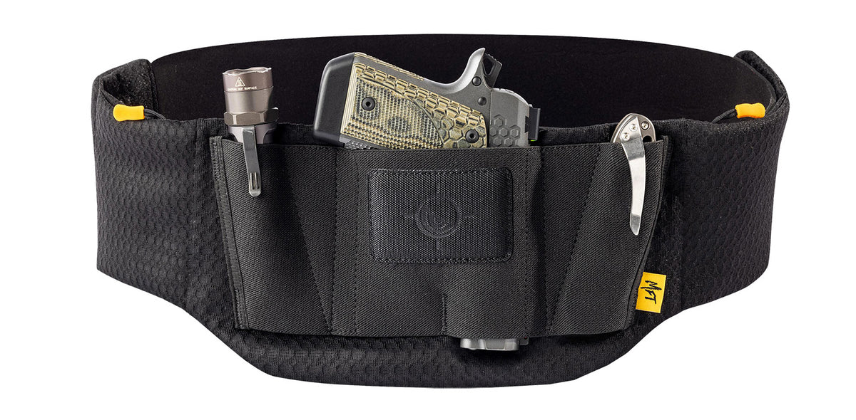 Mission First Tactical H6BB1 Black 3D Spacer Mesh Belly Band 26"-52"