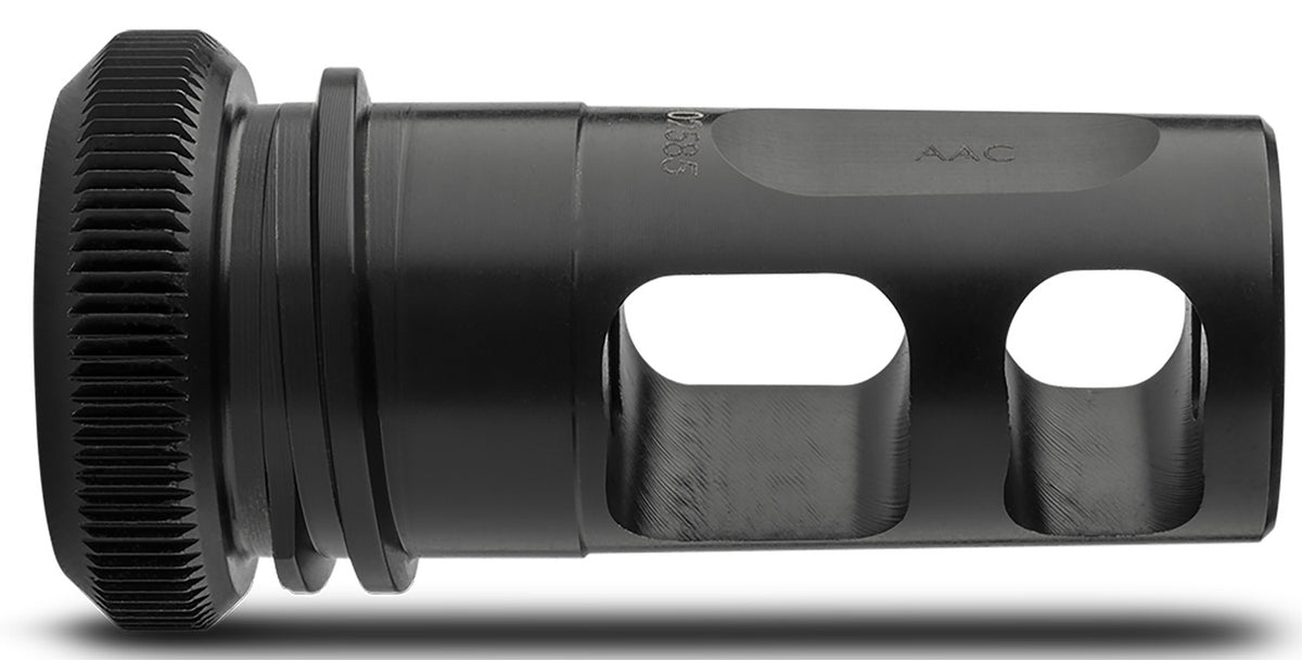 Advanced Armament 64133 BlackOut 30 Cal Muzzle Brake 5/8"-24 tpi Steel Black for MK13-SD