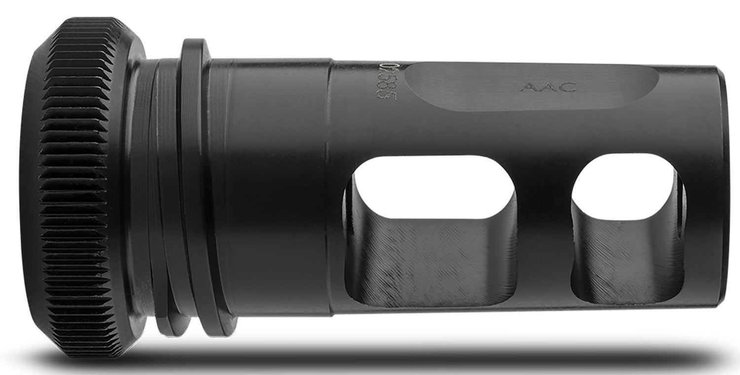Advanced Armament 64133 BlackOut 30 Cal Muzzle Brake 5/8"-24 tpi Steel Black for MK13-SD