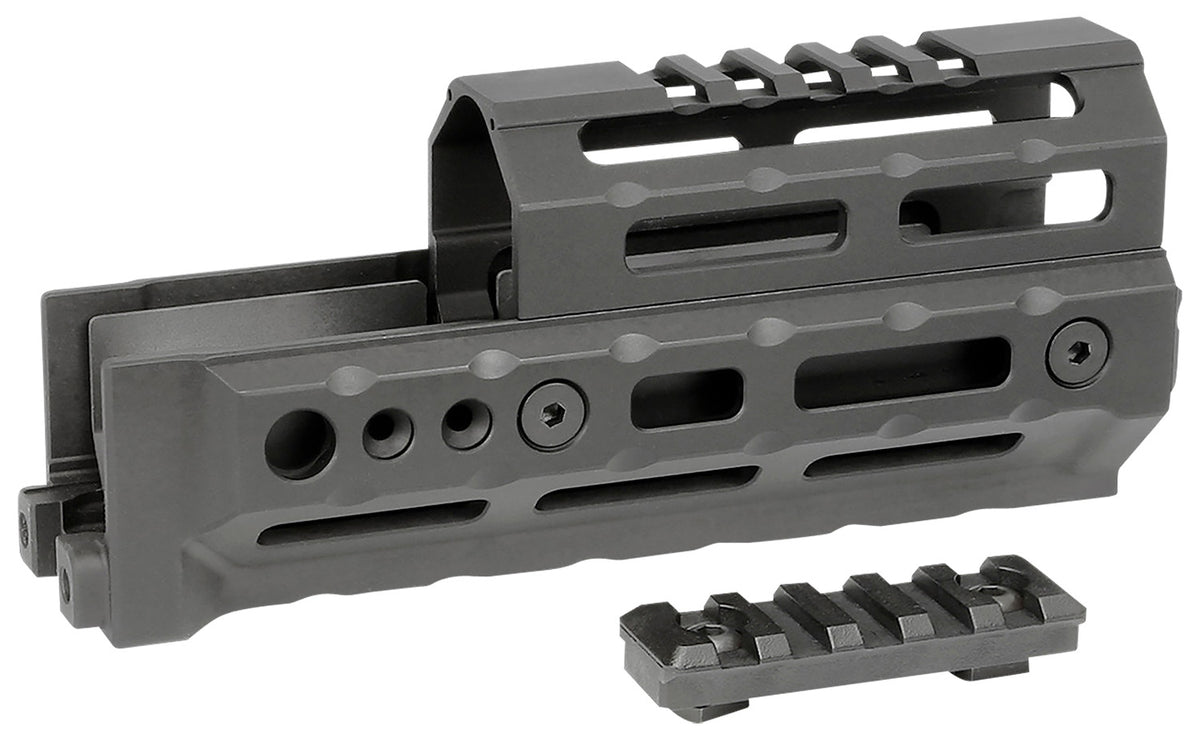 Midwest Industries MIAKALPHA6 AK Platform 6" Alpha Series Drop-In M-LOK Handguard Black