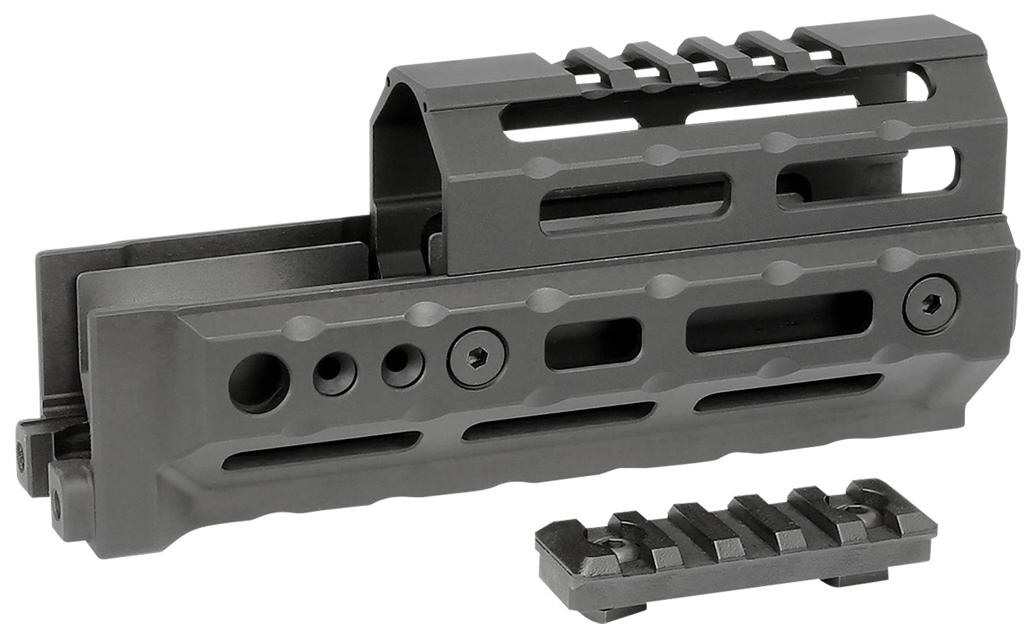 Midwest Industries MIAKALPHA6 AK Platform 6" Alpha Series Drop-In M-LOK Handguard Black