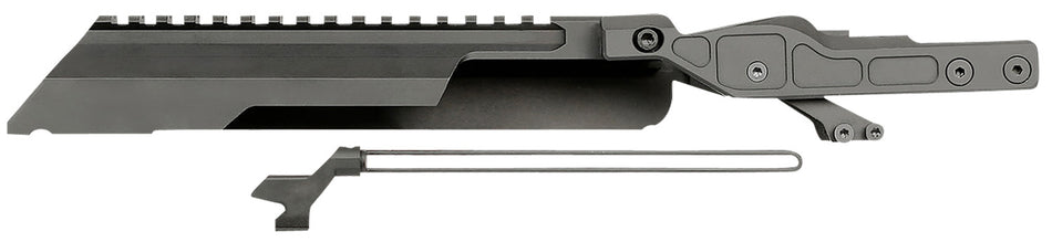 Midwest Industries MIAKALPHARTC Black Anodized AK Alpha Railed Top Cover with Adjustable Locking Block