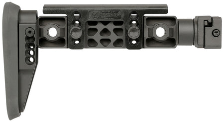 Midwest Industries MIALPHAFBSF Alpha Fixed Beam Folding Stock Black Synthetic for 1913 Picatinny Rail Adapter
