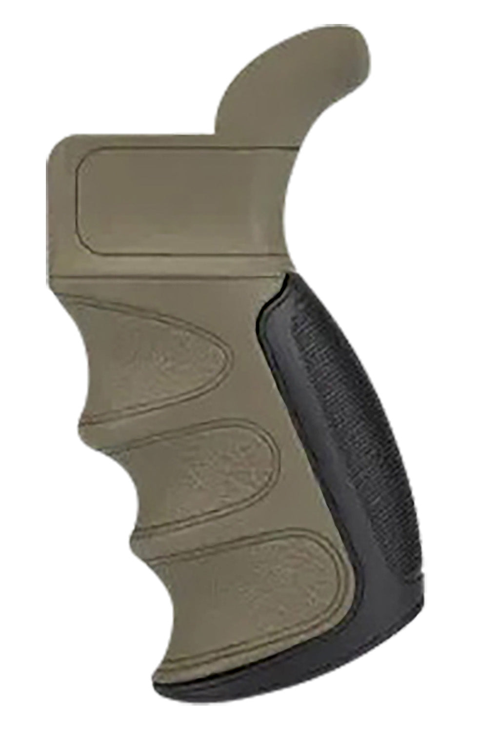 ATI Outdoors A5202347 X1 AR Platform Pistol Grip Flat Dark Earth Suregrip Rubber Finger Grooves