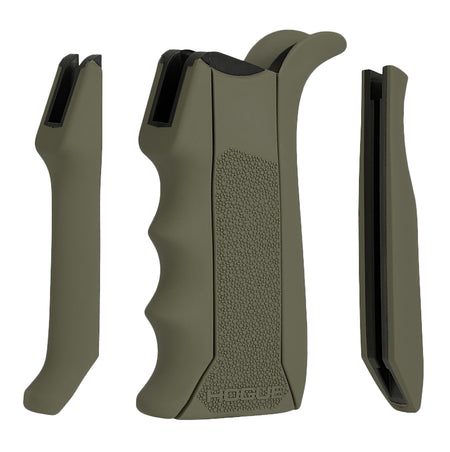 Hogue 13041 OD Green Modular OverMolded Rubber Pistol Grip Finger Grooves Fits AR-15/M16