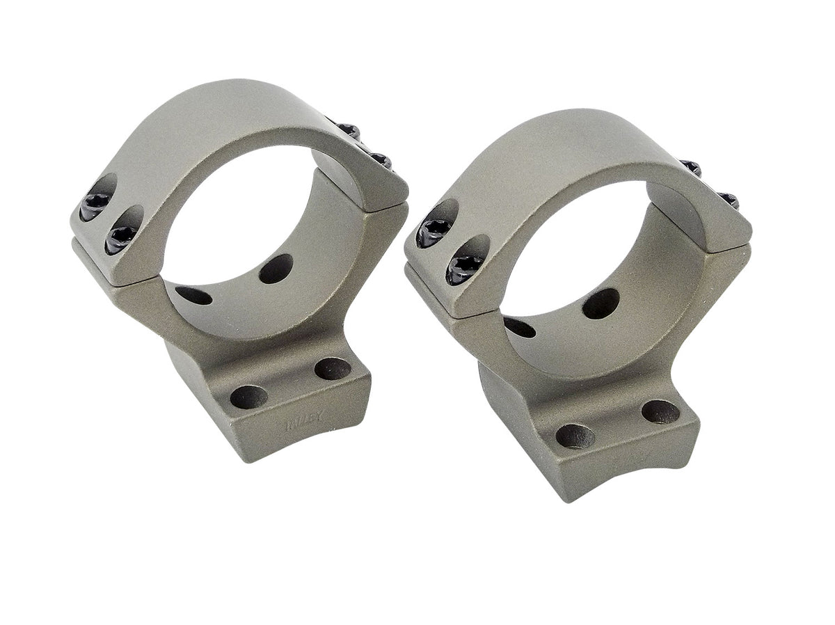 Talley SB740735 Browning X-Bolt 30mm Scope Ring/Base Combo Smoked Bronze Cerakote Medium Rings