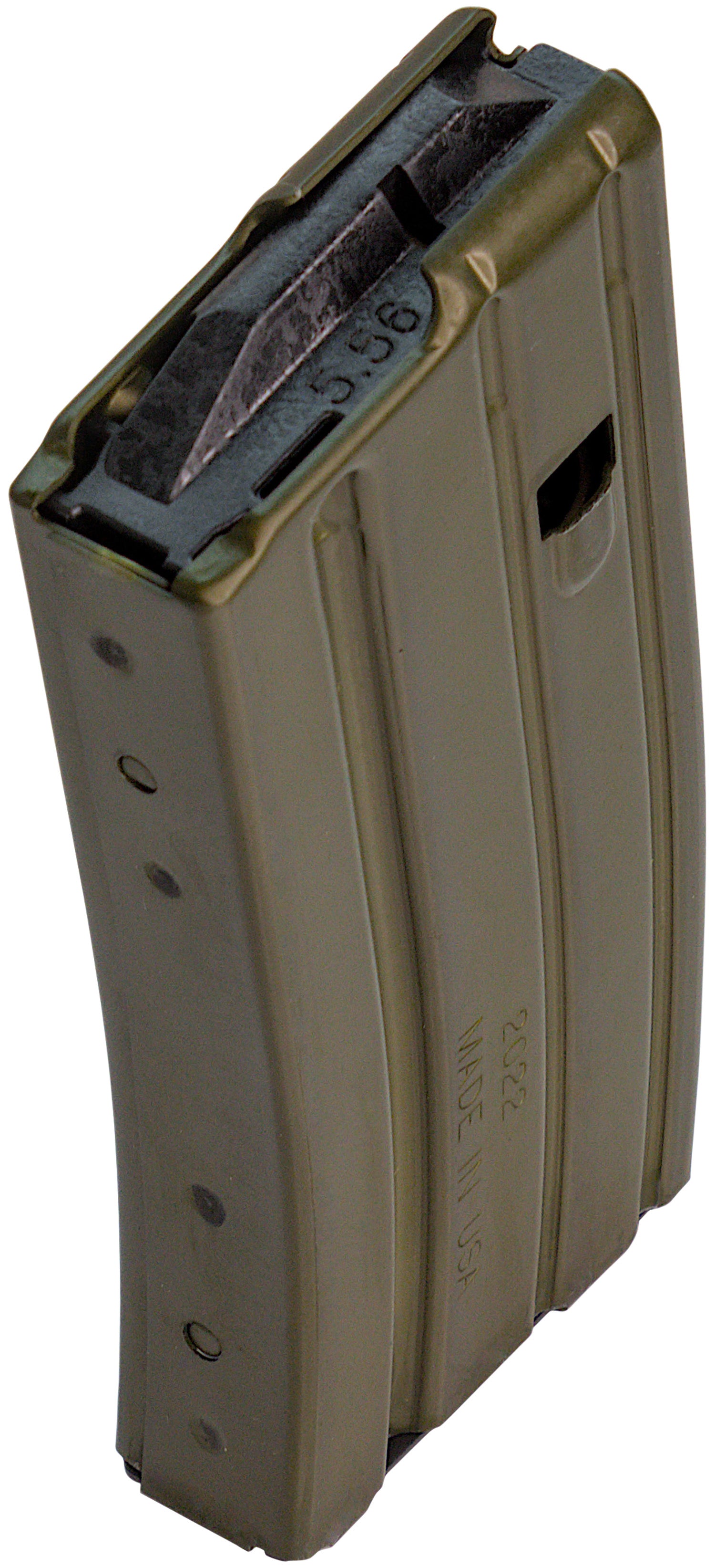 DuraMag Speed .300 BO/223 Cal/5.56 AR-15 20 Round OD Green Aluminum Magazine