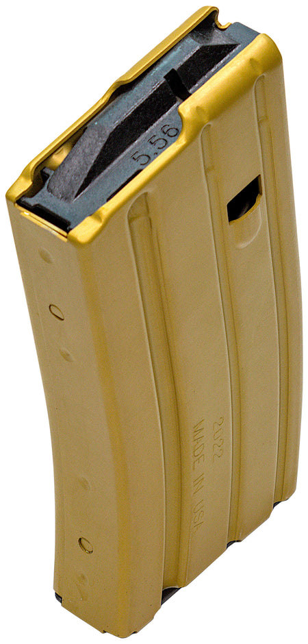 DuraMag Speed .300 Blackout/223 Cal/5.56 AR-15 20 Round Desert Gold Aluminum Magazine