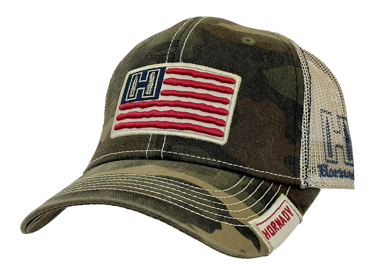 Hornady 10090 Camo American Flag Morale Patch