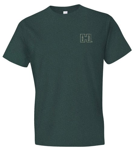 Hornady Double Rocker Olive Heather Short Sleeve Semi-Fitted T-Shirt Medium