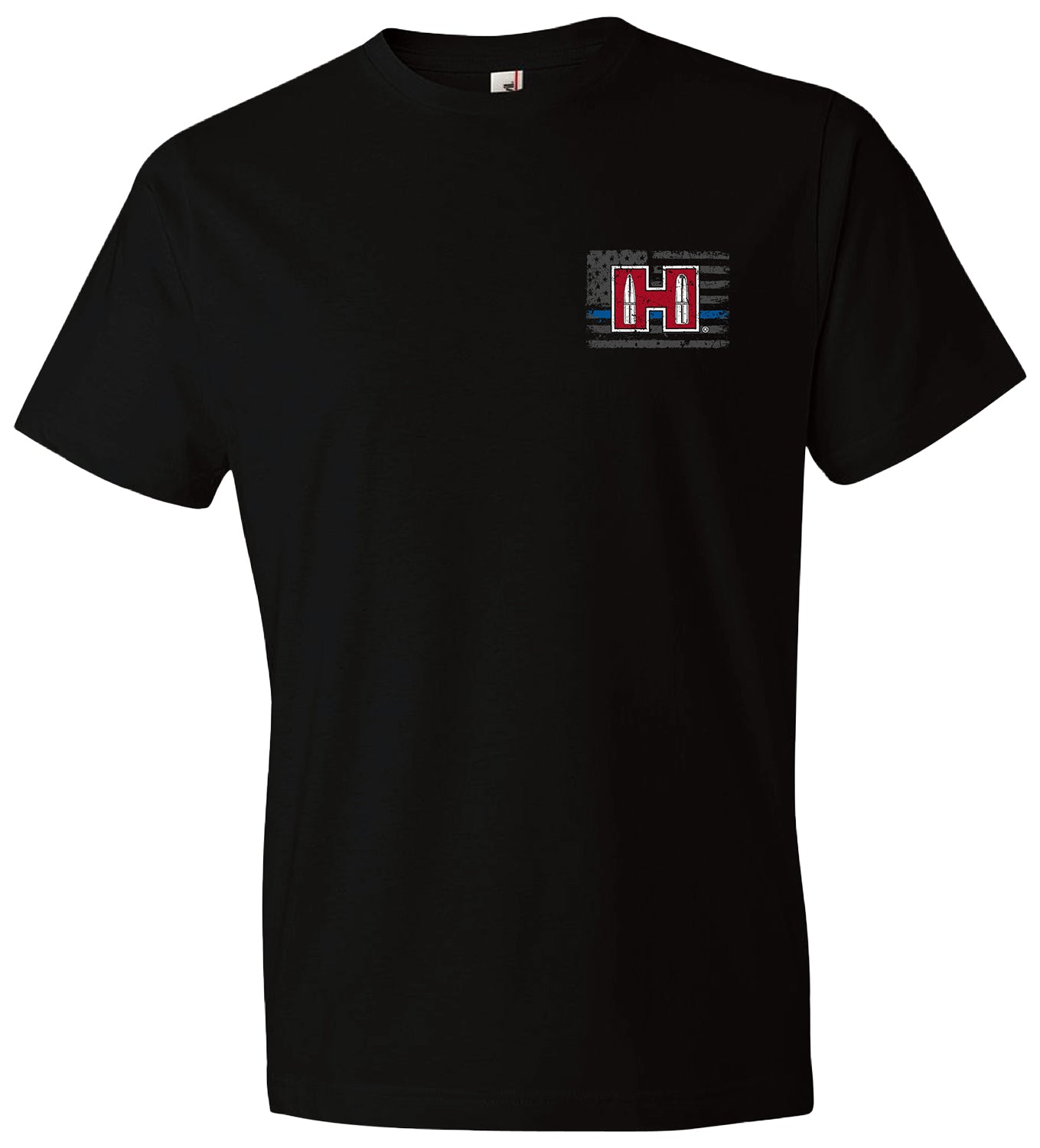 Hornady POW Blue Line Semi-Fitted Cotton Shirt Black MD