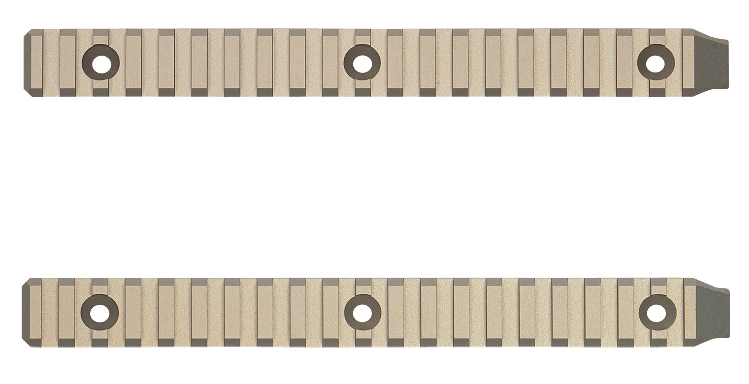 Q LLC The Fix Short Action Top Rail 8.50" 6 Mil Clear Coat Anodized