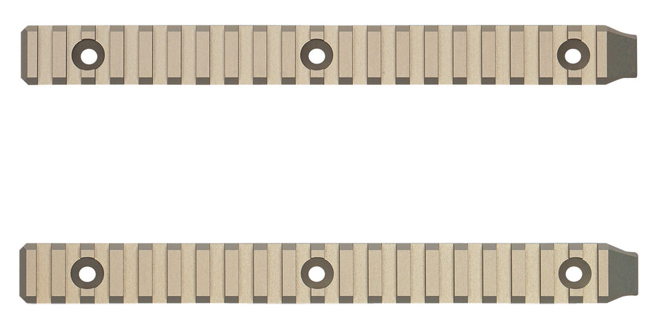 Q LLC The Fix Short Action Top Rail 8.50" 6 Mil Clear Coat Anodized