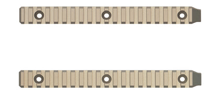 Q LLC The Fix Short Action Top Rail 8.50" 12 Mil Clear Coat Anodized