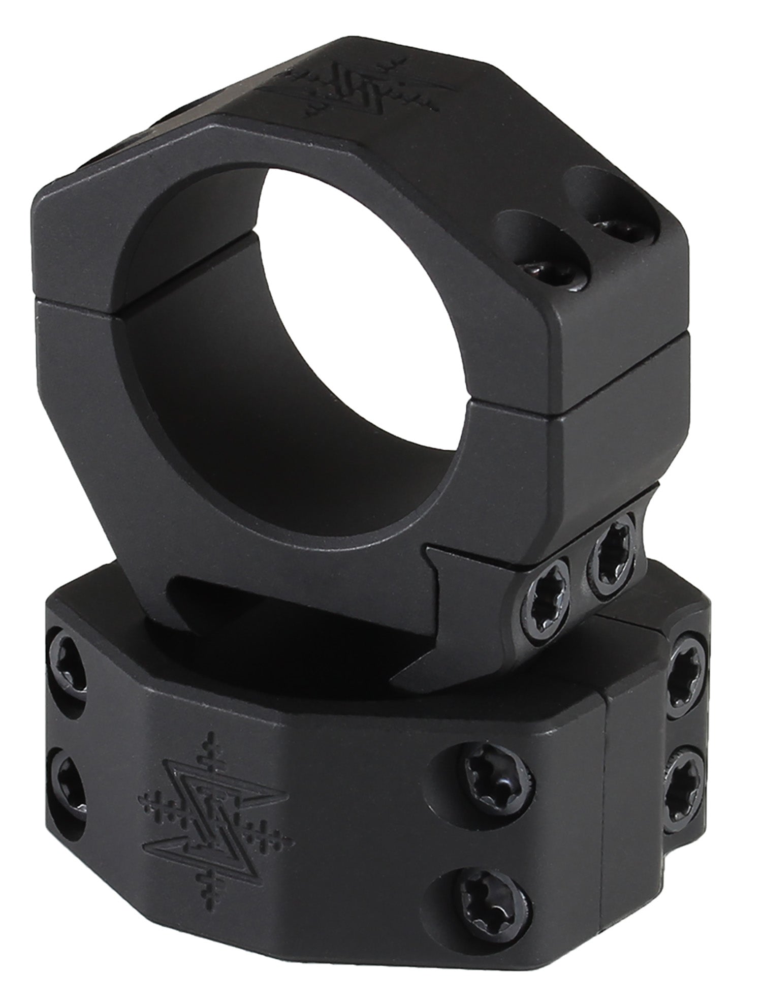 Seekins Precision Scope Rings 30mm Extra High Black 0010620016