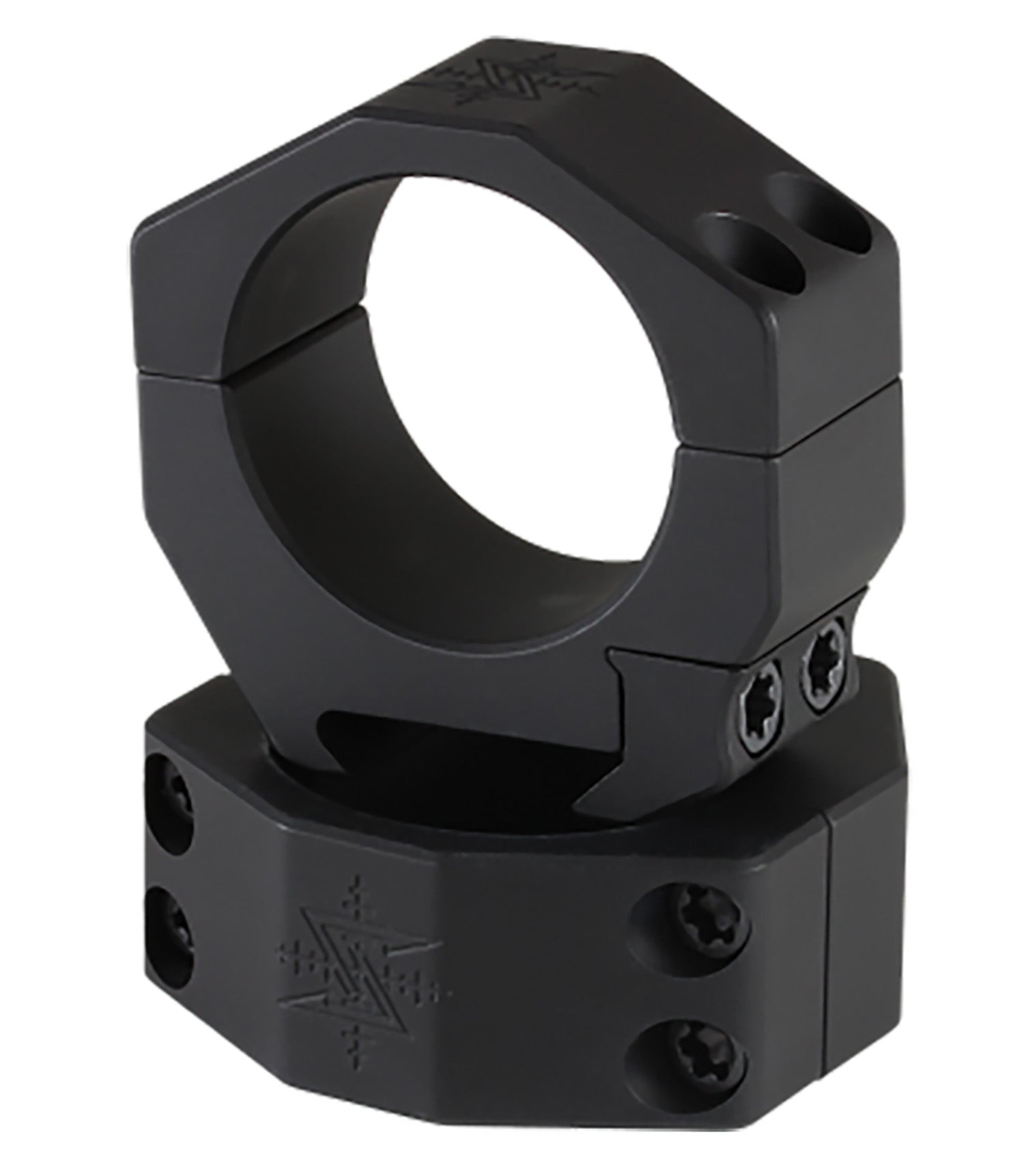 Seekins Precision Scope Rings 34mm AR High Black 0010630012