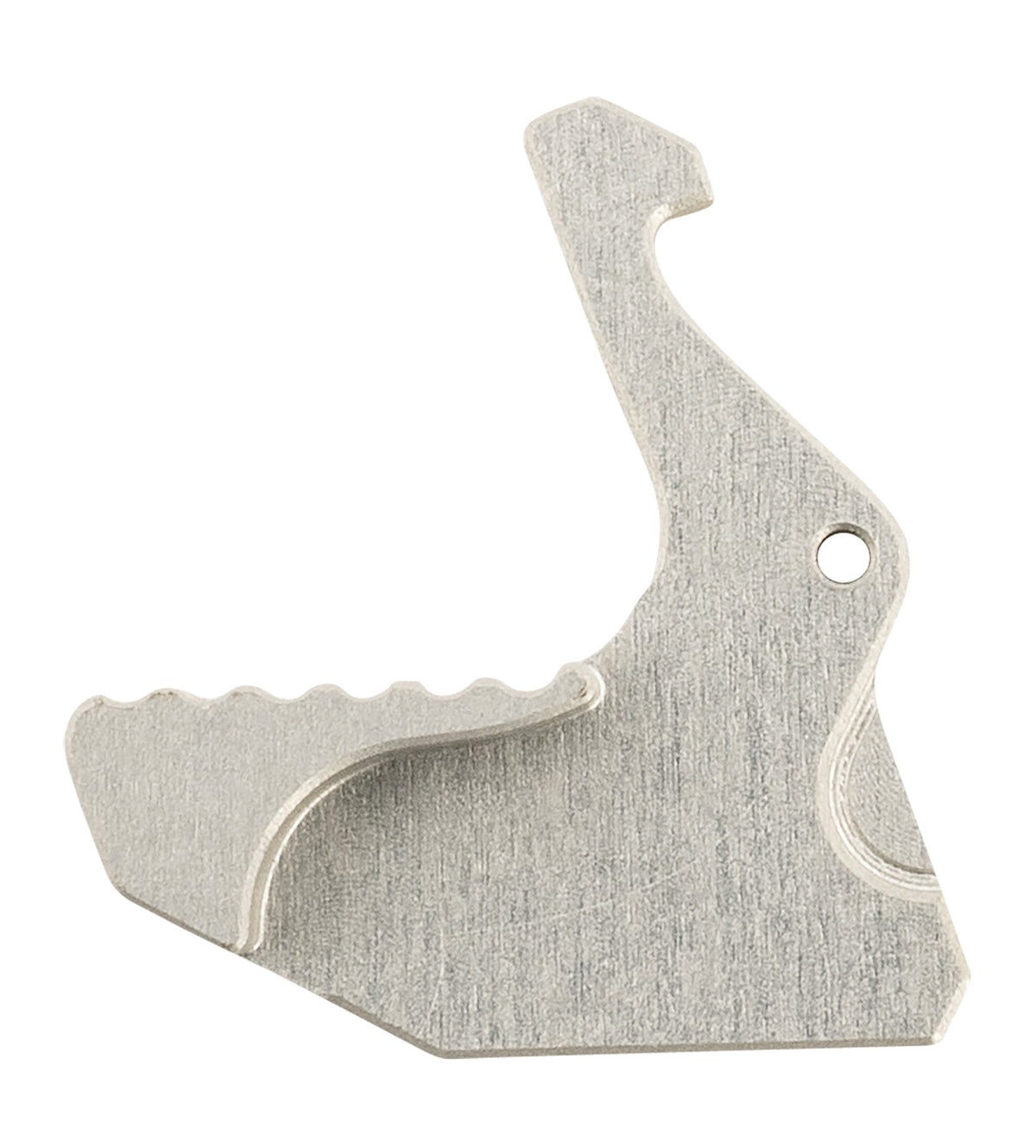 Rise Armament RA-212 Silver Aluminum Extended Latch for Mil-Spec AR Charging Handle