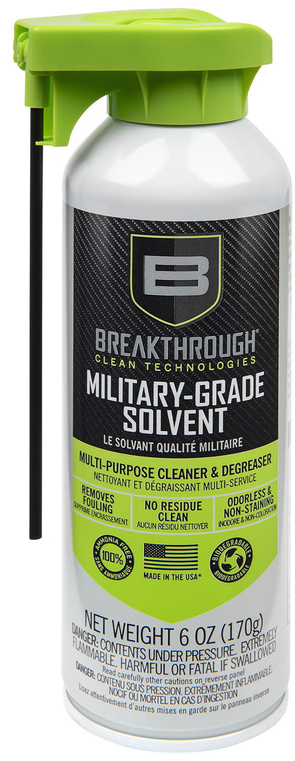 Breakthrough Clean BTAMS6OZ Mil-Grade Solvent Aerosol Can 6 oz